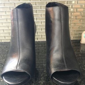 Via Spiga Nessa open toe booties. Worn twice.